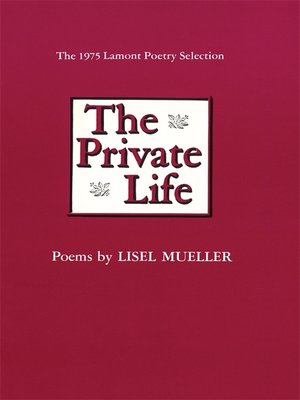 cover image of The Private Life